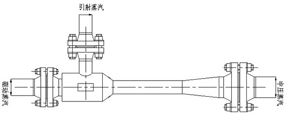 汽輪機壓力匹配器（蒸汽噴射熱泵）